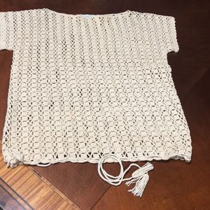 Vintage crochet top from South Pacific Apparel